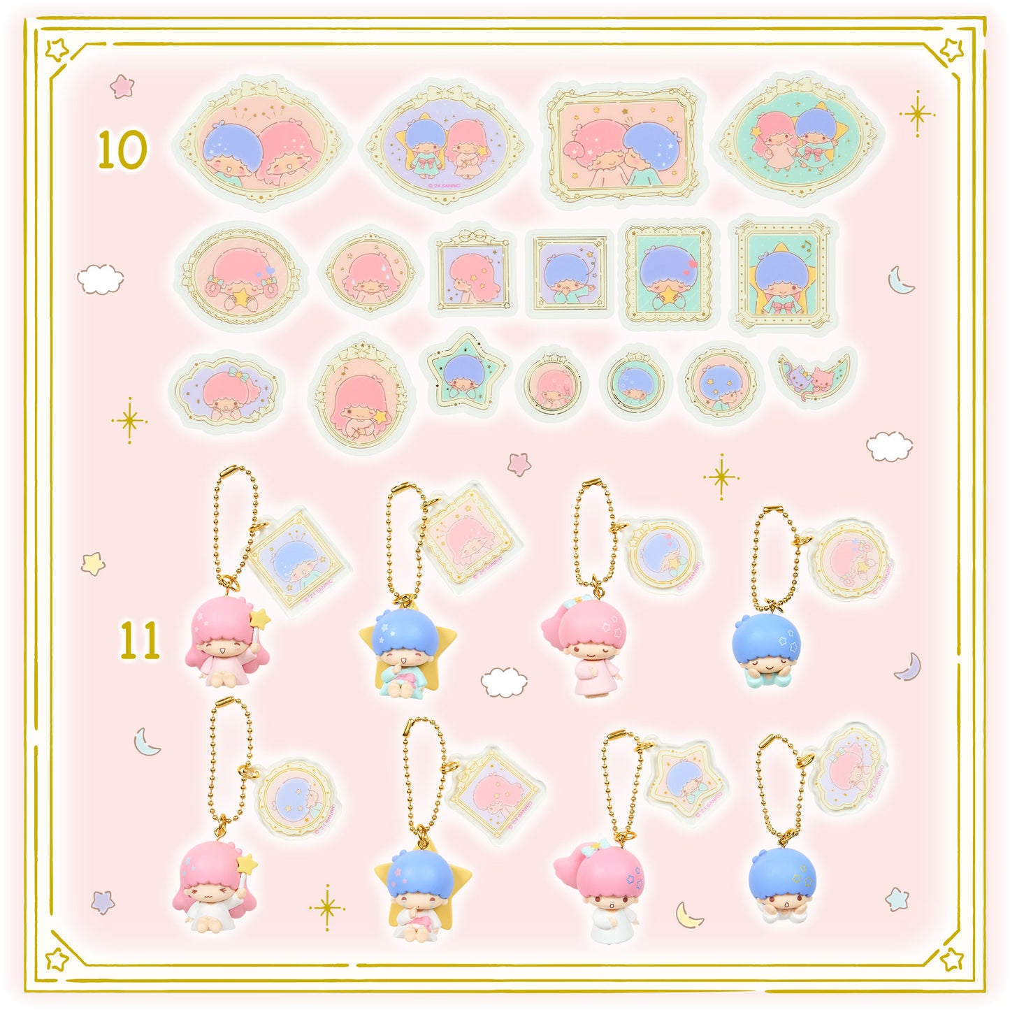 Sanrio Little Twin Stars Frame Design Series #10-11