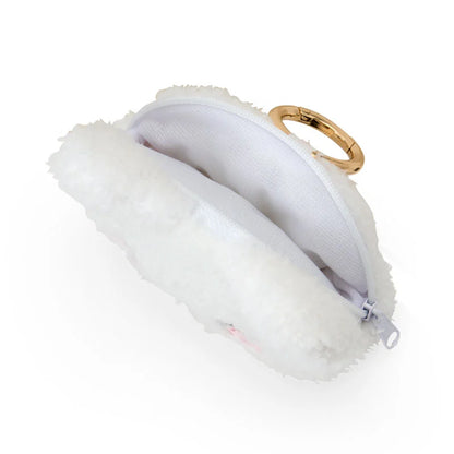 Sanrio Hanamaruobake Soft glowing Mini face pouch with carabiner (smile)