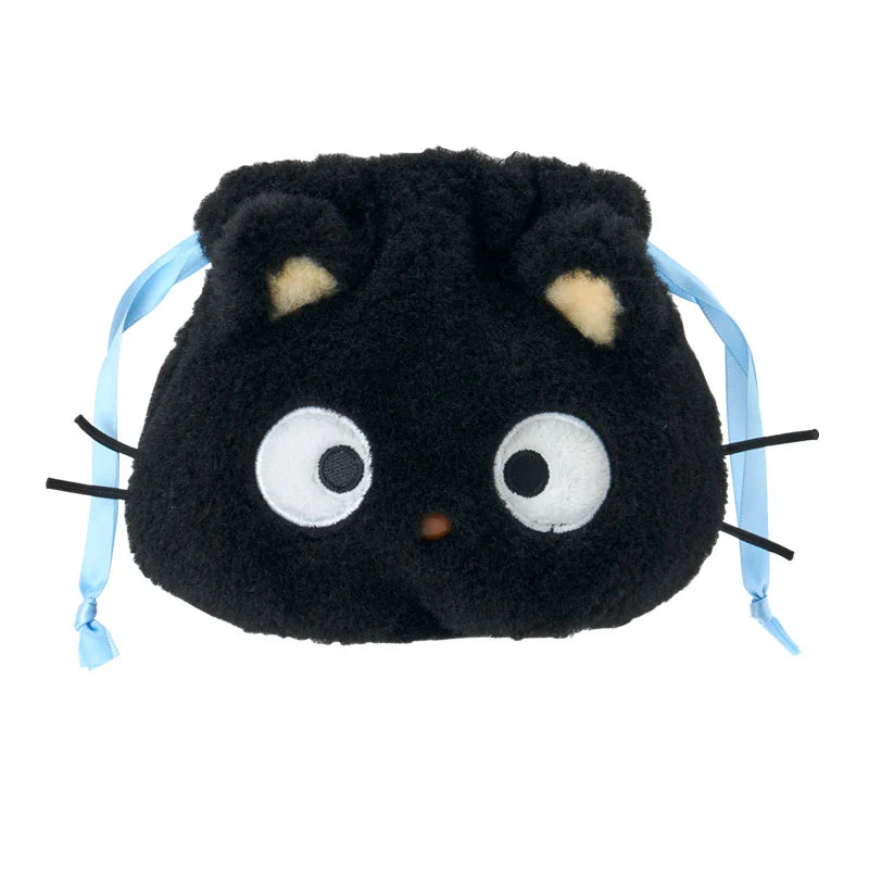 Sanrio Chococat Boa Face Drawstring Bag