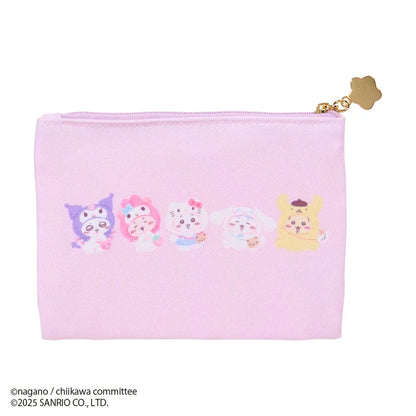Sanrio Characters Chiikawa Flat Pouch Set of 2