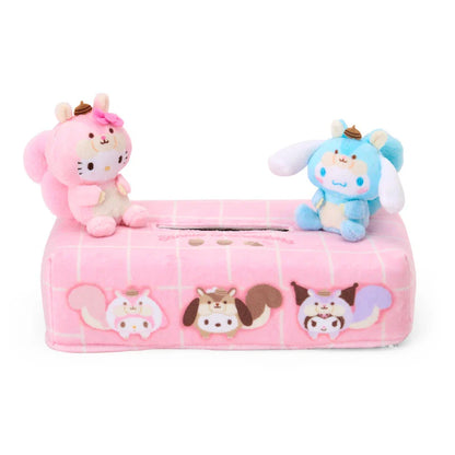 Sanrio Characters Tissue box case (Risumofumofu)