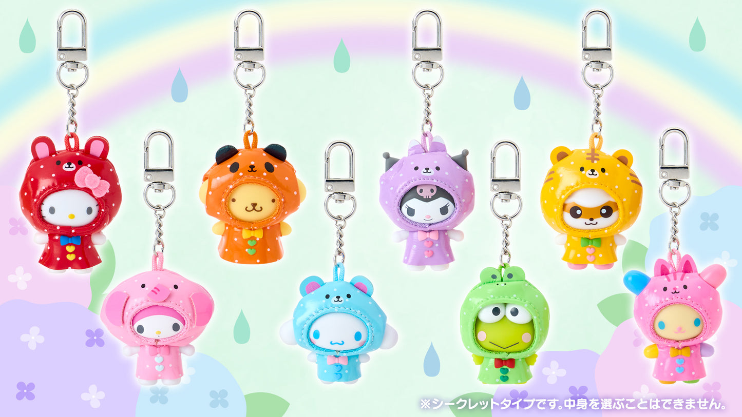 Sanrio Character Keychain Raincoat Blind Box (Chibittomo)