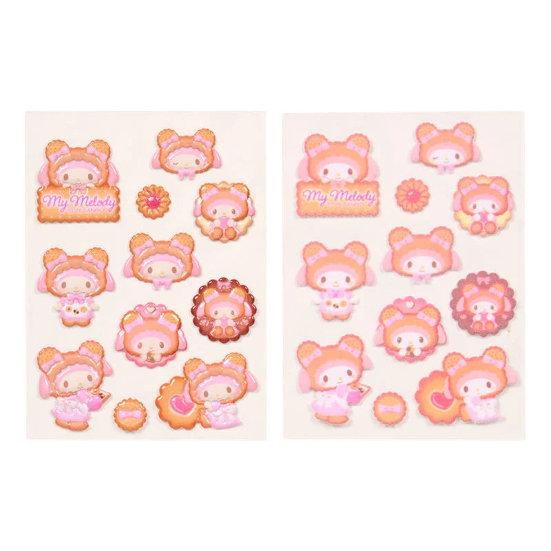 Sanrio My Melody Sticker Set (Cookie Mokomoko Bear)