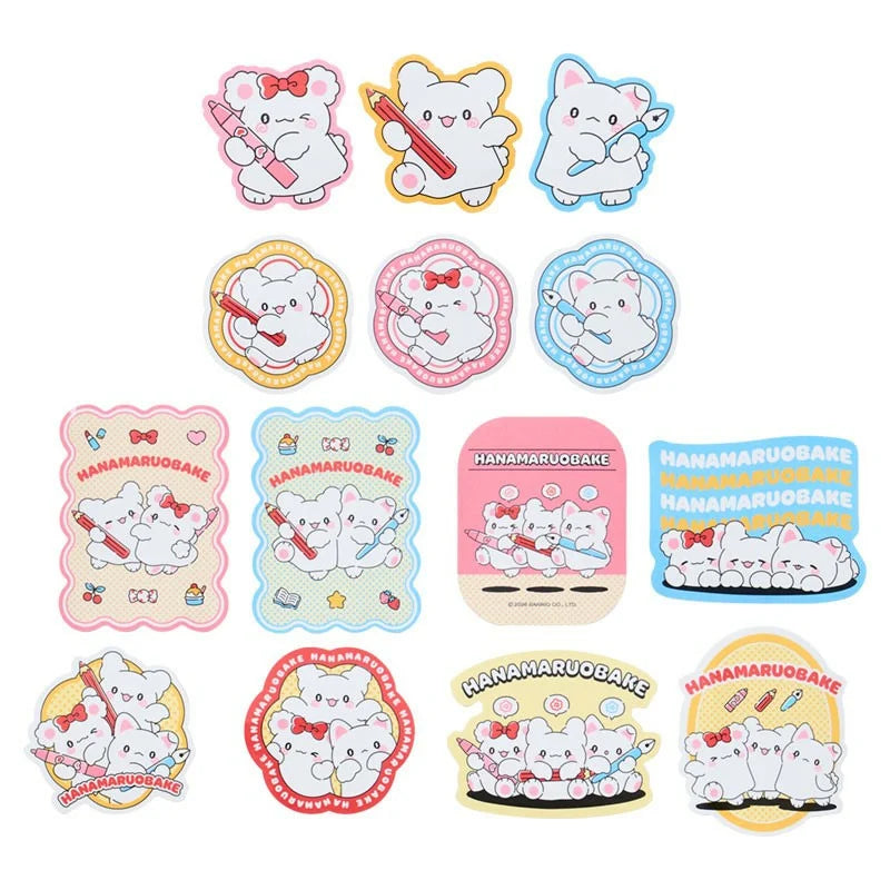 Sanrio Hanamaruobake Sticker set (with friends)