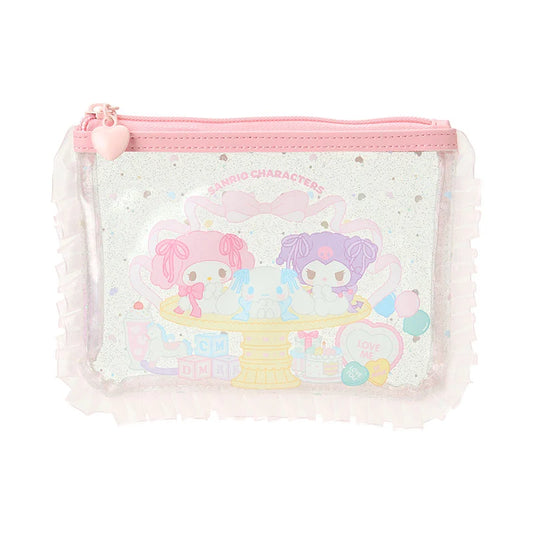 Sanrio Characters  Flat pouch (pastel color toy)
