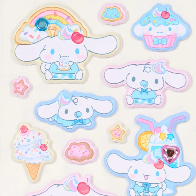 Sanrio Cinnamoroll Jewel Marshmallow Stickers