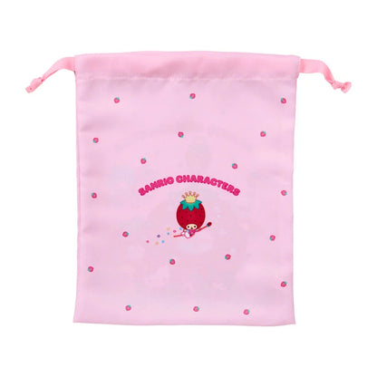 Sanrio Characters Drawstring Bag (Strawberry House)