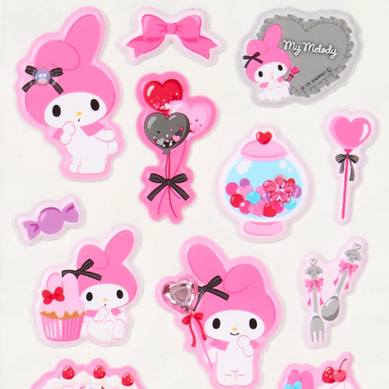 Sanrio My Melody Jewel Marshmallow Stickers