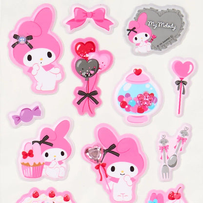 Sanrio My Melody Jewel Marshmallow Stickers