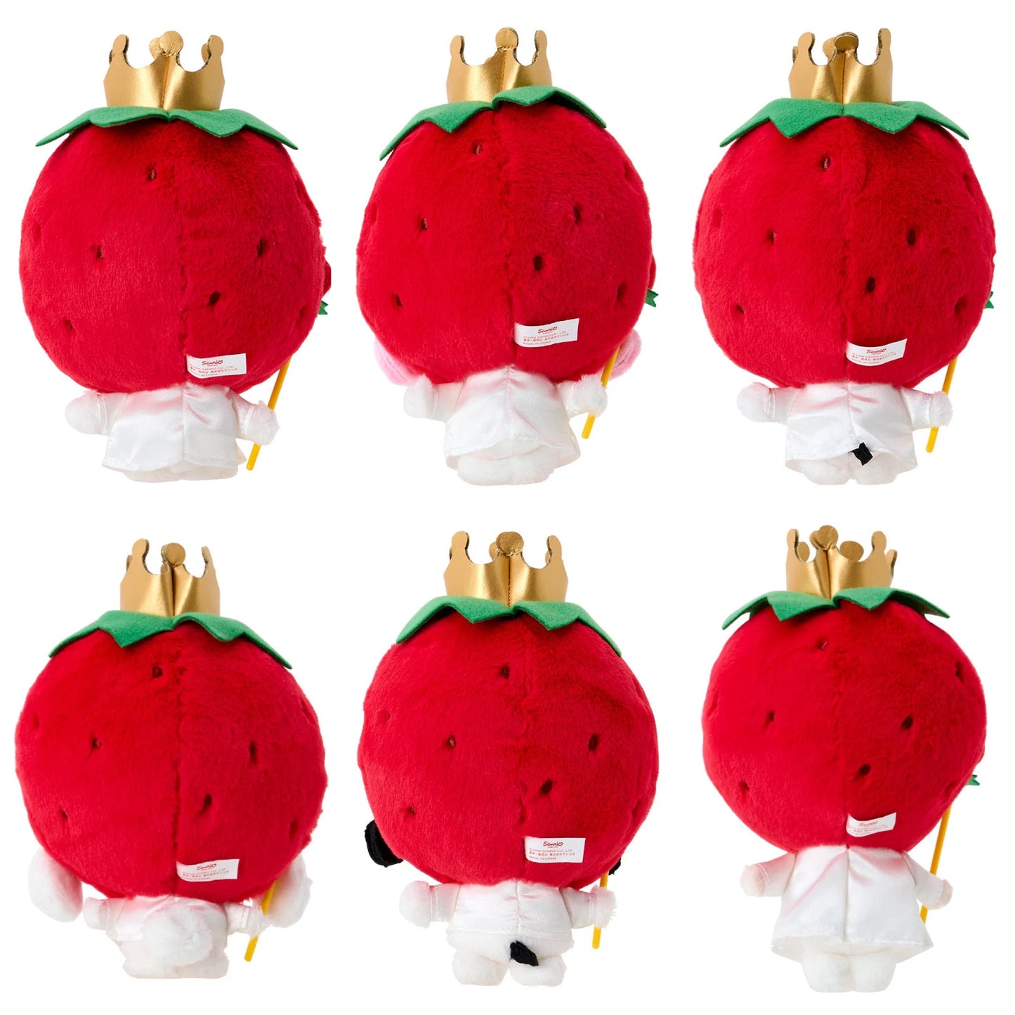 Sanrio Characters Mascot holder (Strawberry King Costume)