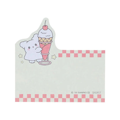 Sanrio Hanamaruobake Pink Block sticky notes (Pastel Sweets Pop)