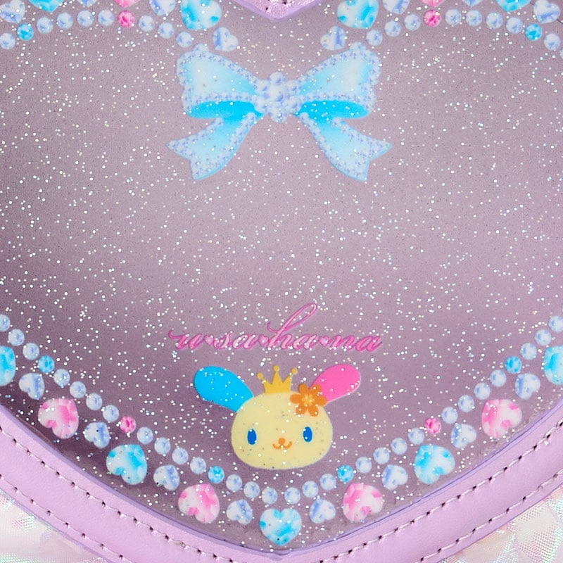 Sanrio Heart-shaped clear pouch (ballet core)