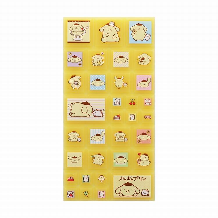 Sanrio Characters Heisei retro tile-shaped sticker (Y2K)