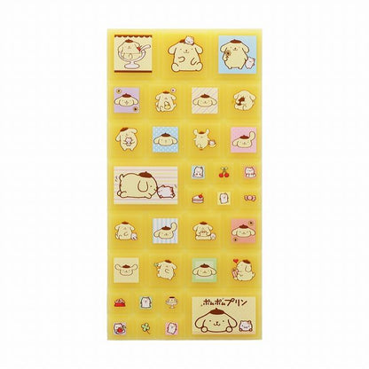 Sanrio Characters Heisei retro tile-shaped sticker (Y2K)