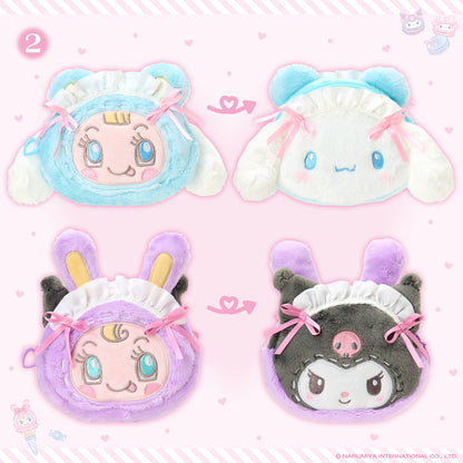 Mezzo piano x Sanrio Characters Face-shaped Pouch