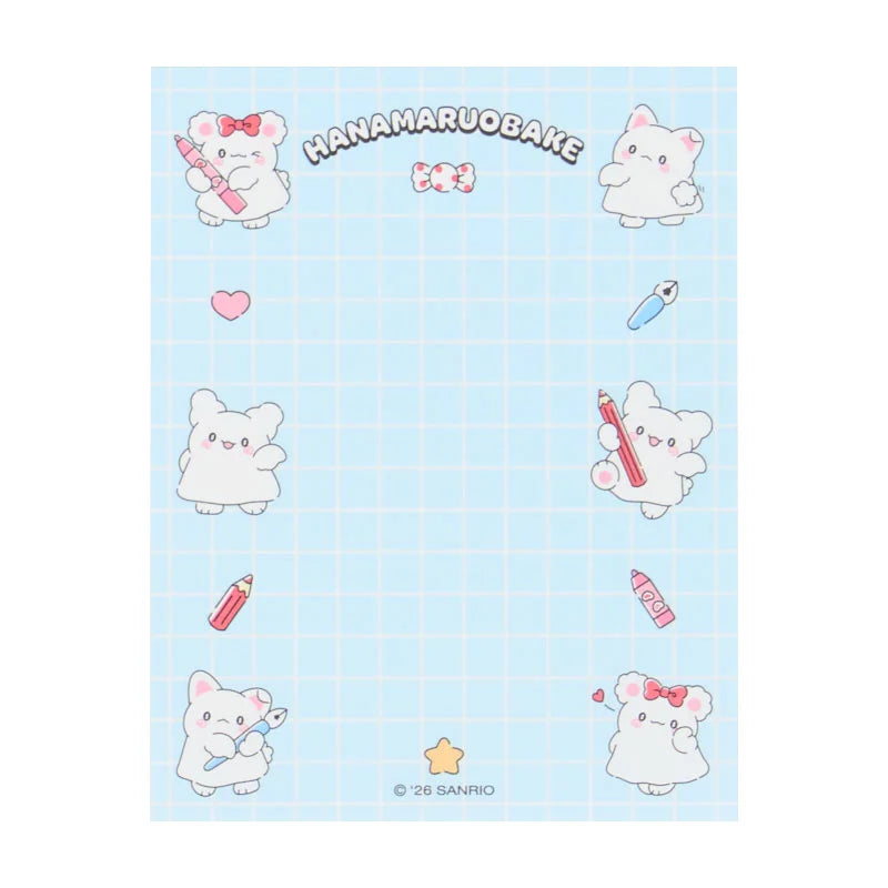 Sanrio Hanamaruobake Pata pata memo pad (with friends)