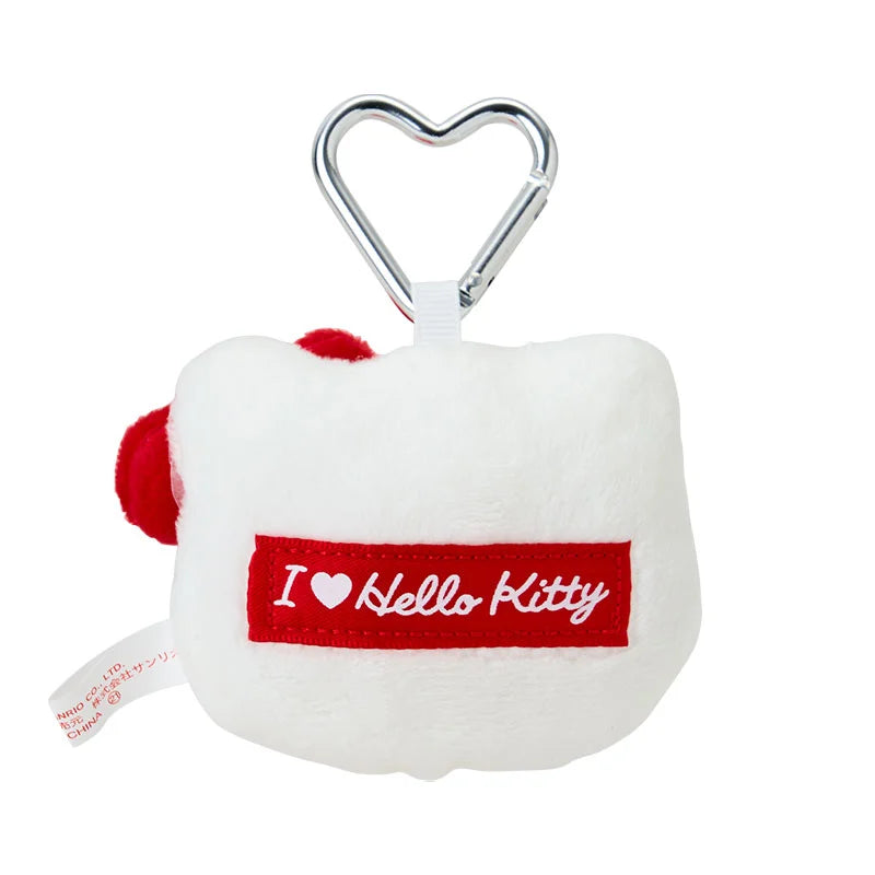 Sanrio Hello Kitty Face-shaped mascot holder Kao (I Love Hello Kitty)