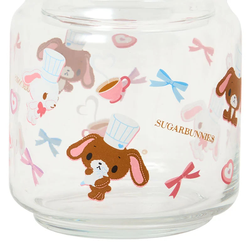 Sanrio Sugarbunnies Glass Canister (Love Sweets)