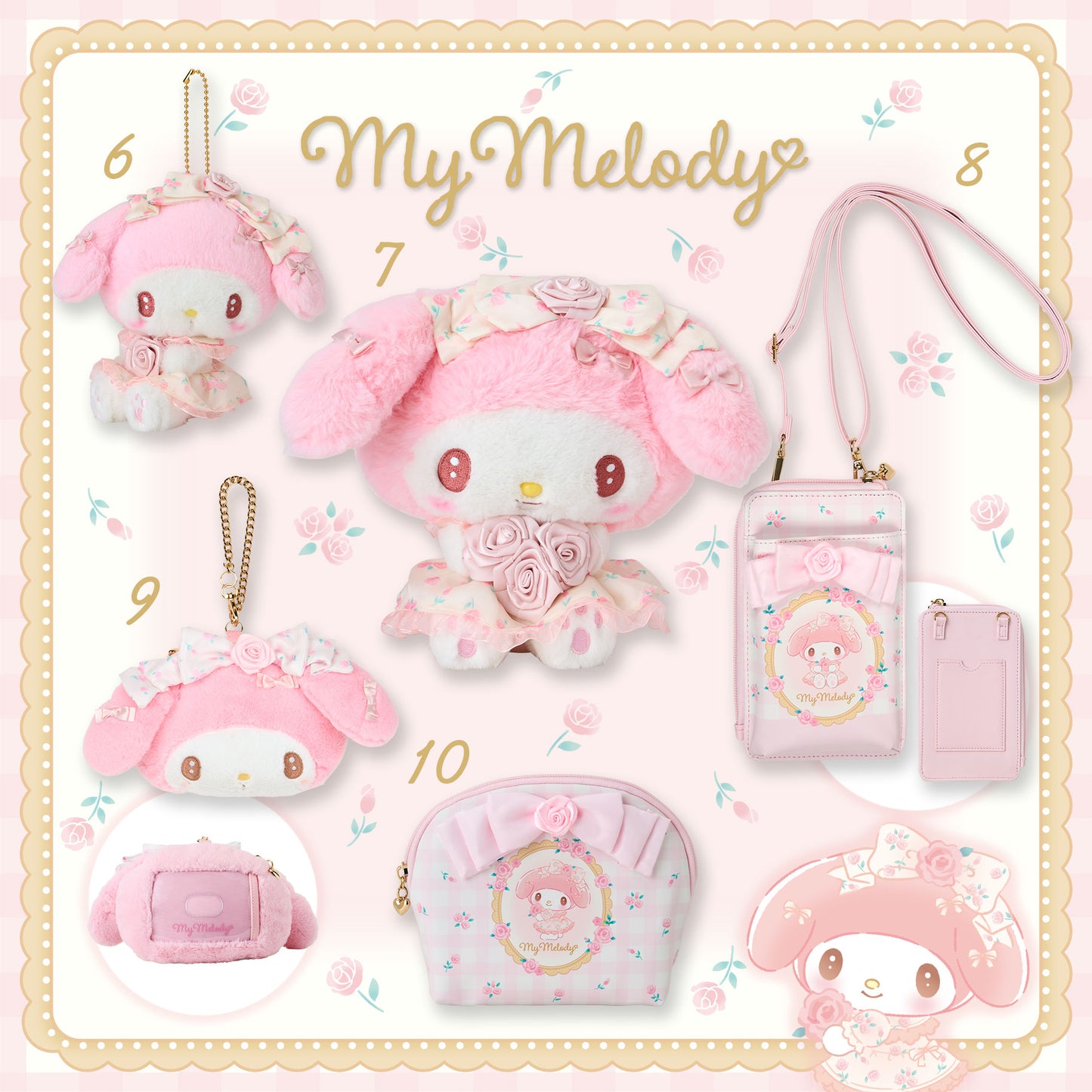 Sanrio Dolly Rose Design Series (My Melody)