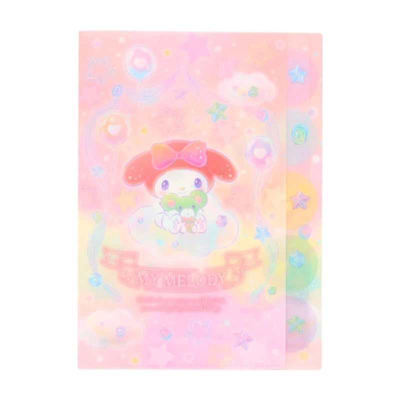 Sanrio A4 clear file 5 pockets (Yumekawa!)