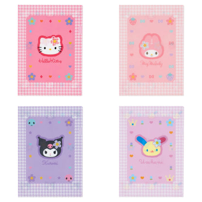 Sanrio Characters Heisei retro A5 clear file & sticker set (Y2K)