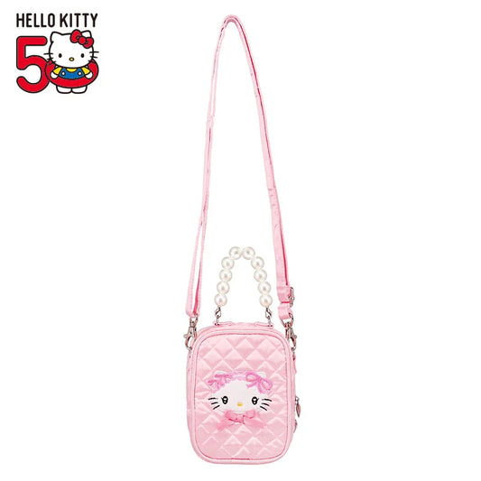 Sanrio Hello Kitty Window pouch (Hello Kitty 50th Anniversary Quilt)