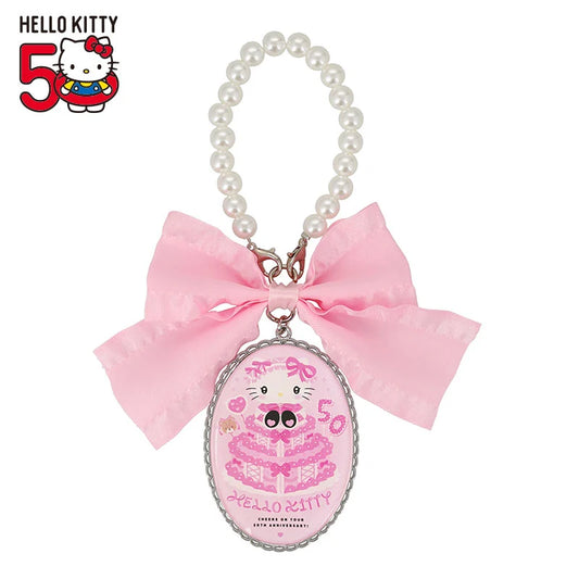 Sanrio Hello Kitty Bag Charm (Hello Kitty 50th Anniversary Quilt)
