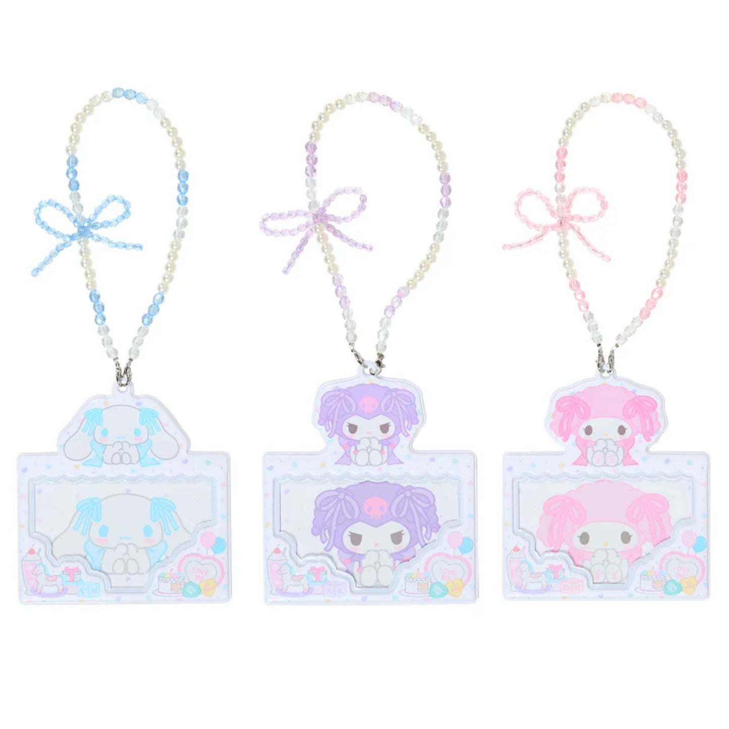 Sanrio Card case with strap (pastel color toy)