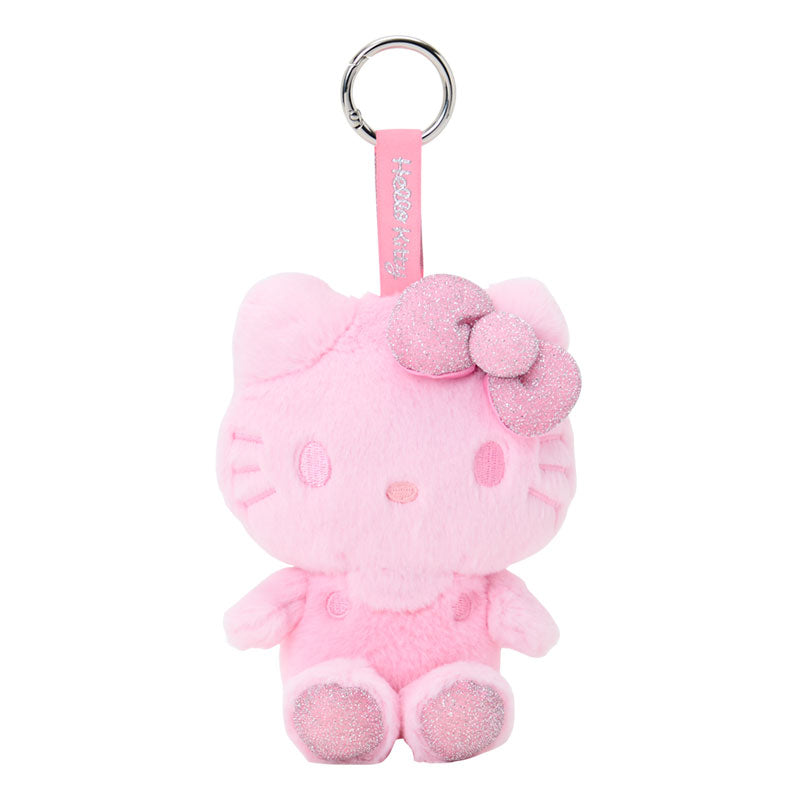 Sanrio Hello Kitty  Fluffy glitter mascot holder