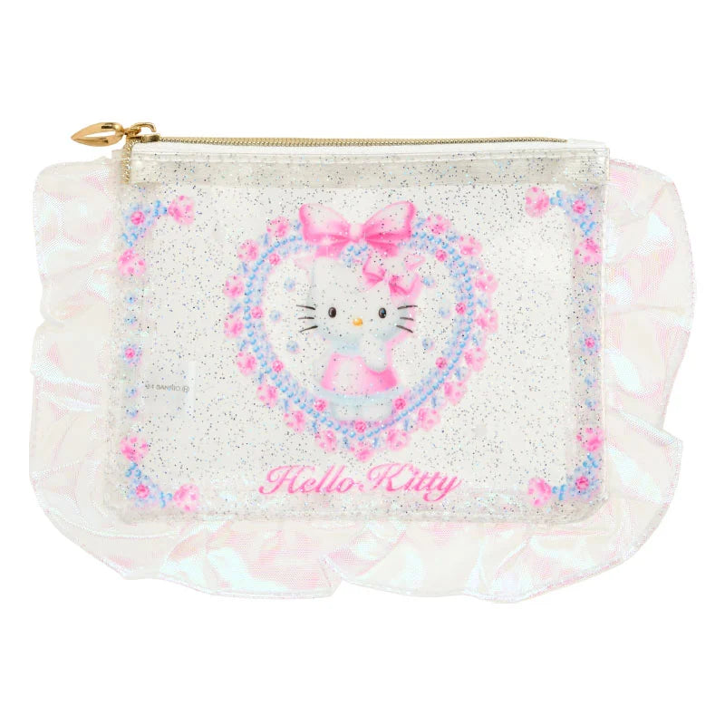 Sanrio Pouch with ruffles (ballet core)