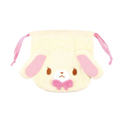 Sanrio Sugarbunnies Shirousa Plush toy drawstring bag