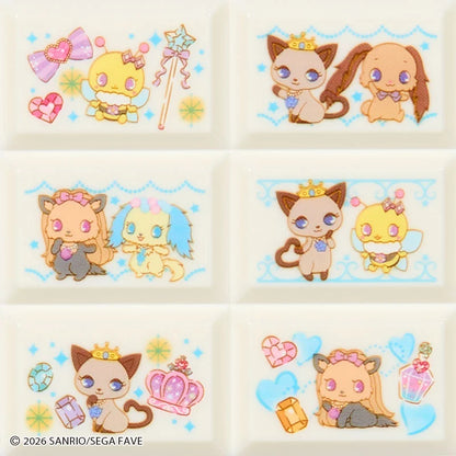 Sanrio Jewelpet Choco Block Tile Sticker Blind Box