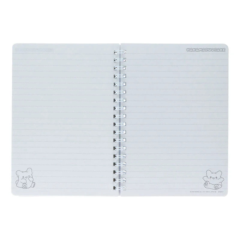 Sanrio Hanamaruobake B6 Ring Blue Notebook (Pastel Sweets Pop)