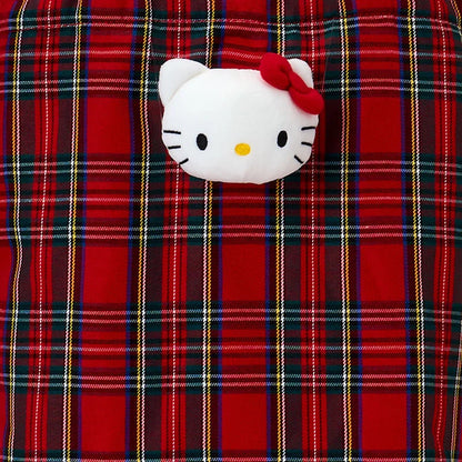 Sanrio Hello Kitty Tote bag with mascot (tartan)