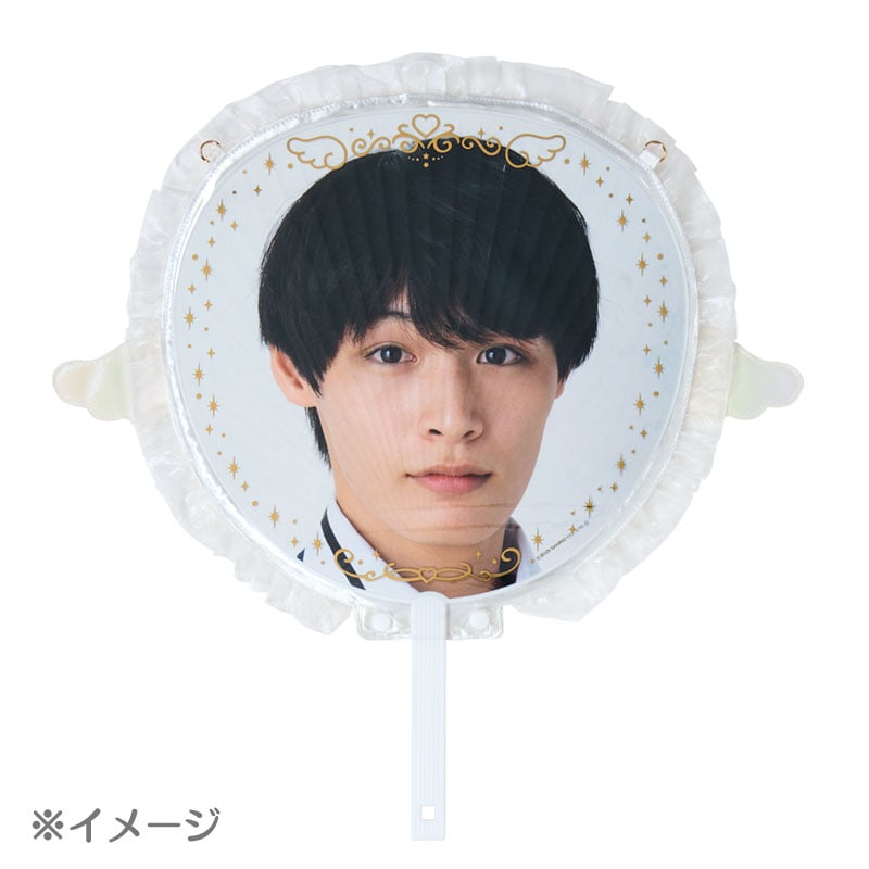 Sanrio Characters Fan Case (Enjoy Idol Pure White Angel)