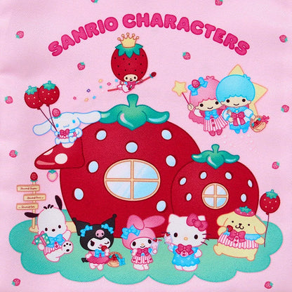 Sanrio Characters Drawstring Bag (Strawberry House)