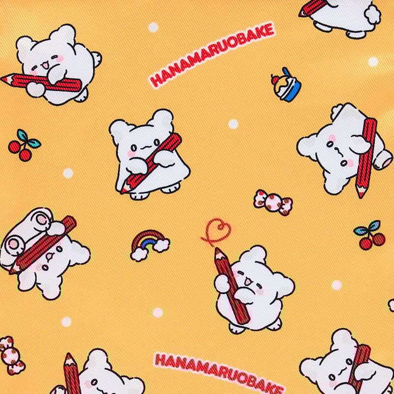 Sanrio Hanamaruobake Drawstring Bag (White)