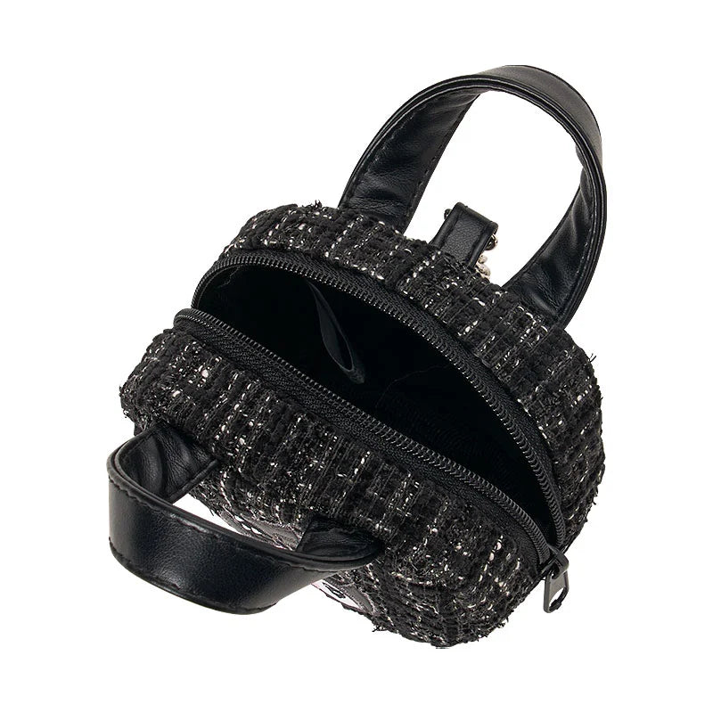 Sanrio Kuromi Mini Bag Charm Girly (Black Kuromi mode)