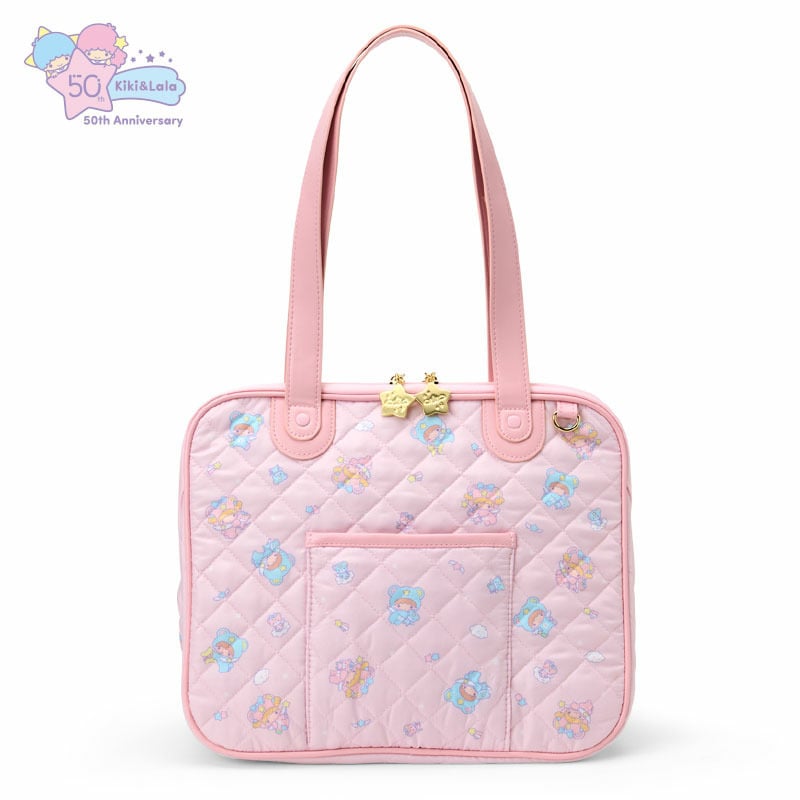 Sanrio Little Twin Stars Quilted Boston Bag (Angel of the starry sky)