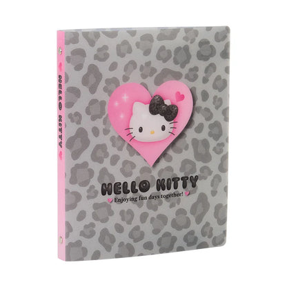 Sanrio Characters Pen Case / Loose leaf Binder (Monotone Animal)