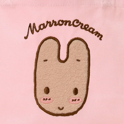 Sanrio Marroncream Pink Applique Lunch Tote Bag