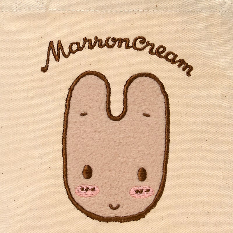 Sanrio Marroncream Beige Applique Lunch Tote Bag