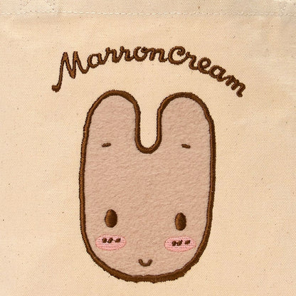 Sanrio Marroncream Beige Applique Lunch Tote Bag