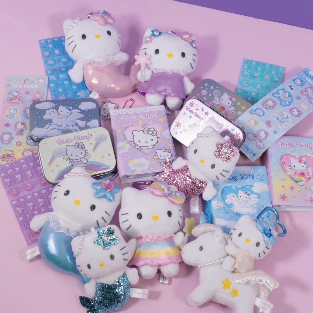 Sanrio Hello Kitty Fantasy Mascot Keychain Fairy (Rainbow)