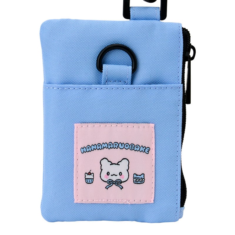 Sanrio Hanamaruobake Blue Pass Case (Pastel Sweets Pop)