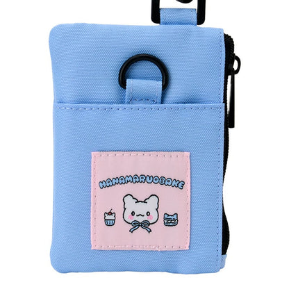 Sanrio Hanamaruobake Blue Pass Case (Pastel Sweets Pop)