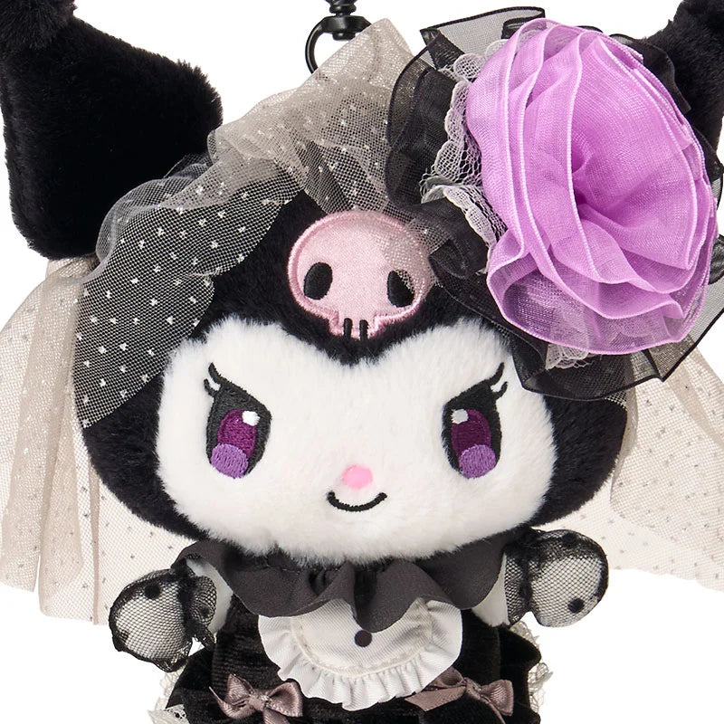 Sanrio Kuromi Mascot Holder Gothic (Black Kuromi mode)