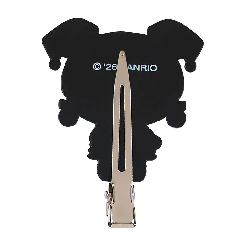 Sanrio Kurom Bangs clip  (Black Kuromi Mode)