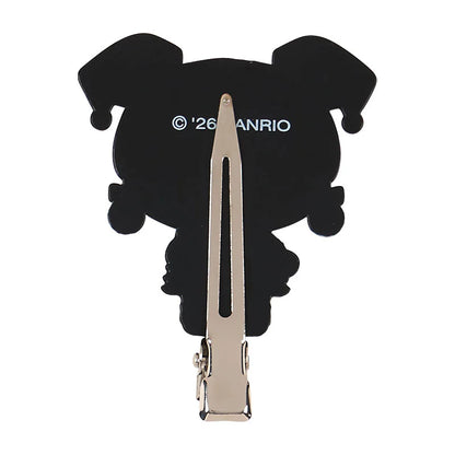 Sanrio Kurom Bangs clip  (Black Kuromi Mode)