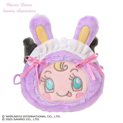Mezzo piano x Sanrio Characters Face-shaped Pouch